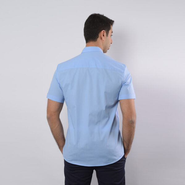 Lee Cooper Chemise Toile-04 Ch.Str-Cb-P MC Homme Nat.