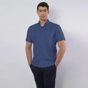 Lee Cooper Chemise Toile-05 Ch.Str-Cb-P MC Homme Nat.