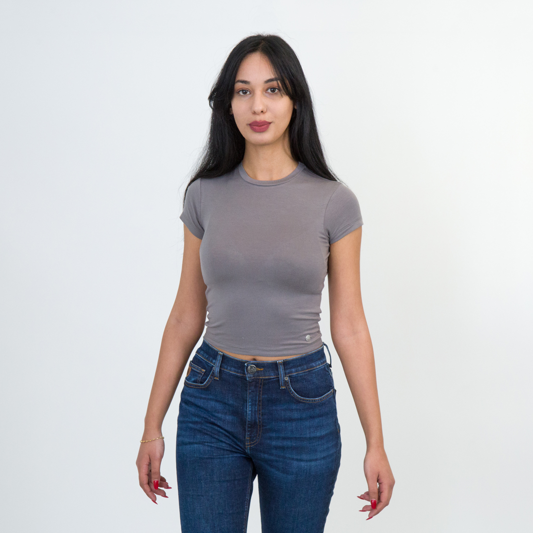 LOIS T-SHIRT MAILLE-01 CROCOS FEM NAT.