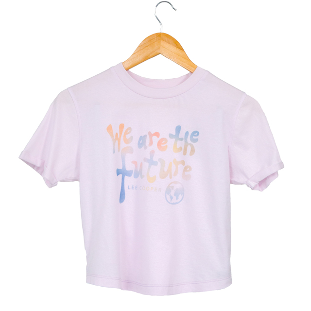 Lee Cooper T-Shirt Fille Maille-04 Karen Fille Nat.