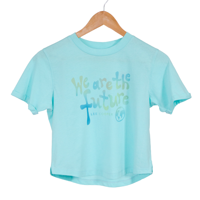 Lee Cooper T-Shirt Fille Maille-32 Karen Fille Nat.