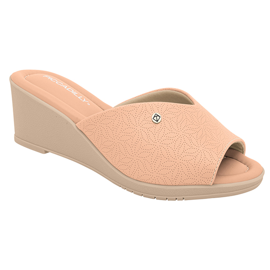 PICCADILLY MULES SHOES-05 163008-5 PEACH PICCAD