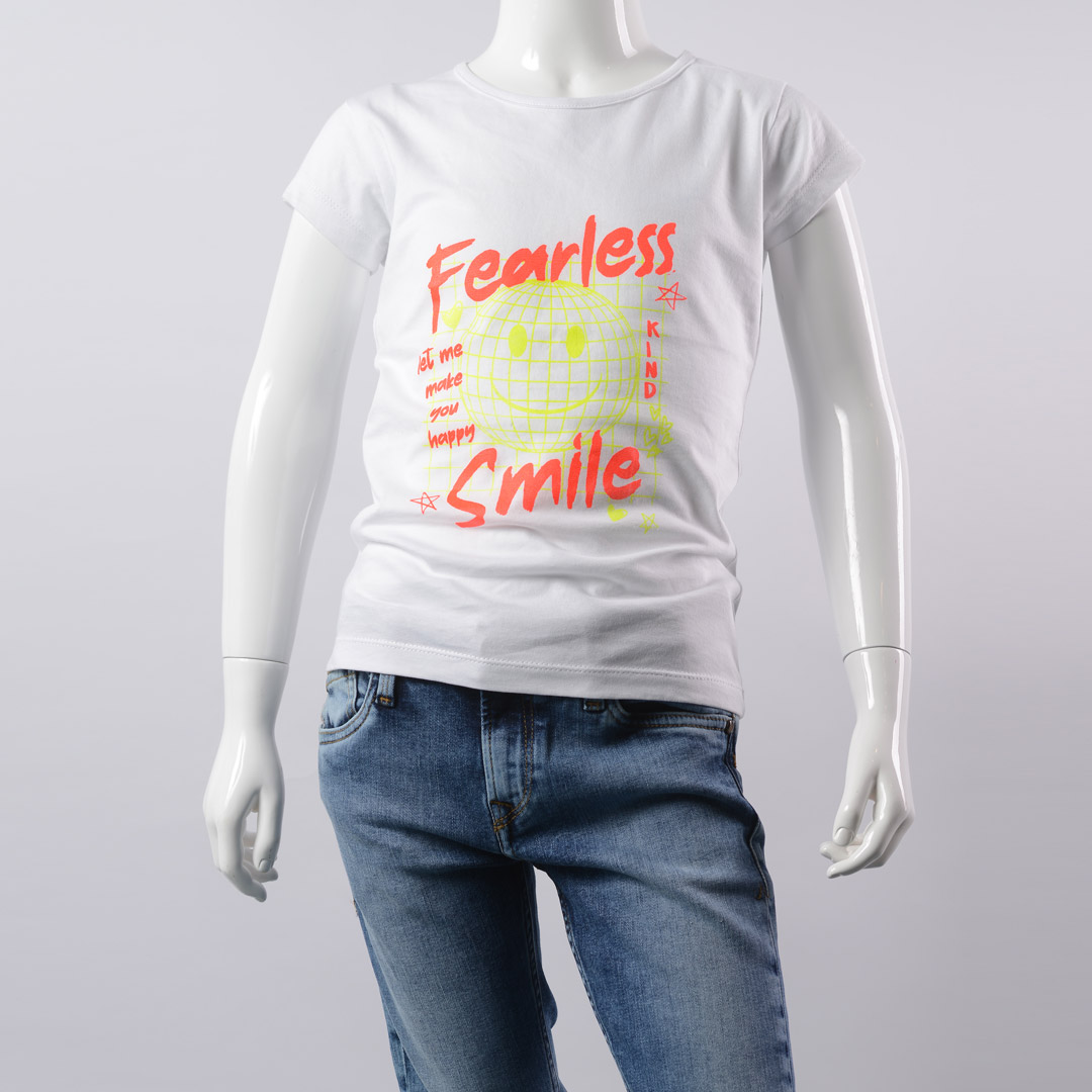 LOIS T-SHIRT MAILLE-01 SMILE FIL NAT.
