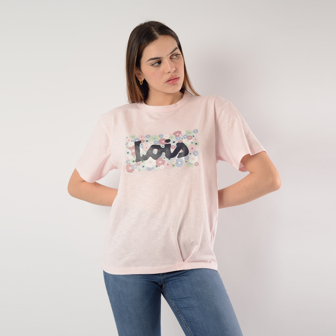 LOIS T-SHIRT MAILLE-02 SINDY FEM NAT.