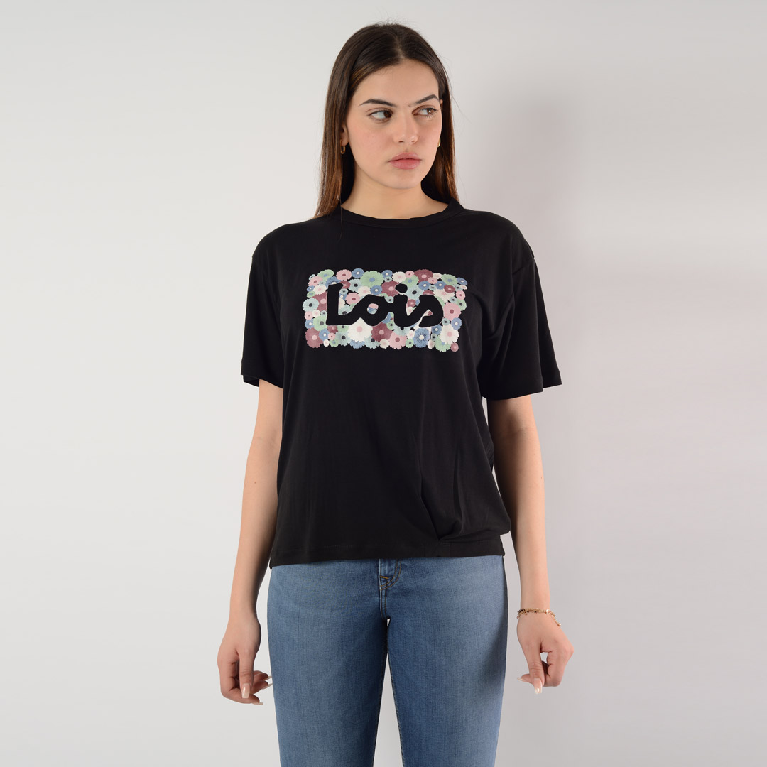 LOIS T-SHIRT MAILLE-19 SINDY FEM NAT.