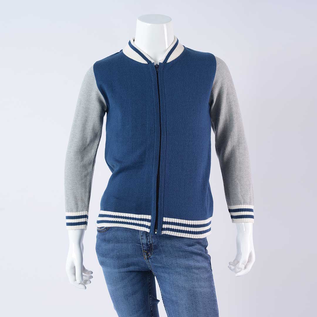 PATERSON GILET MAILLE-01 LCE2329 ENF NAT.