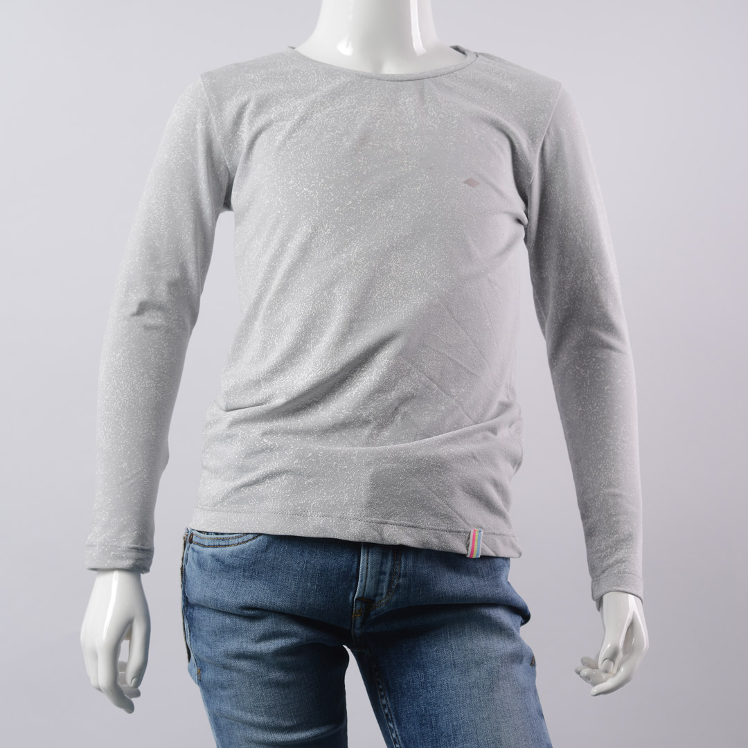 Lee Cooper Pull Maille-01 Grey Fille Nat.