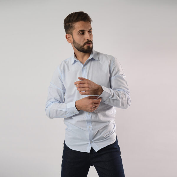 Lee Cooper Chemise Toicrj-10 Ch.ML.Stra Homme Nat.