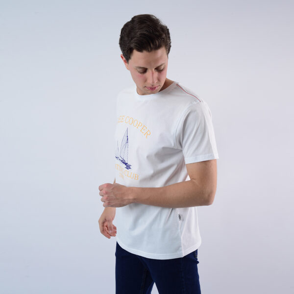 LEE COOPER T-SHIRT MAILLE-01 BOATING HOM NAT.
