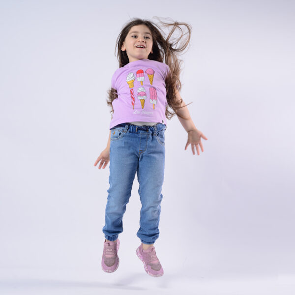 Lee Cooper T-Shirt Maille-07 Sybil Fille Nat.