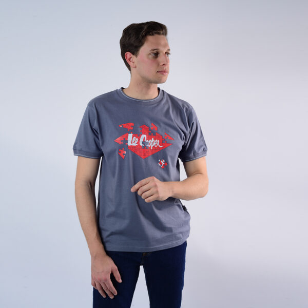 LEE COOPER T-SHIRT MAILLE-15 RIVER HOM NAT.