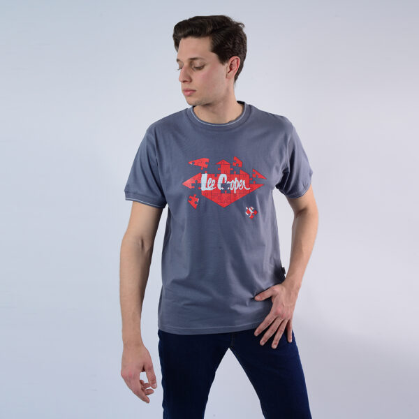 LEE COOPER T-SHIRT MAILLE-15 RIVER HOM NAT.