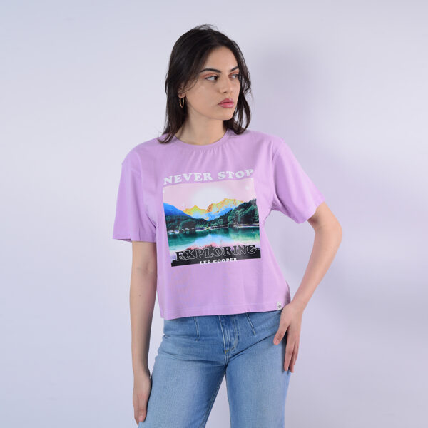Lee Cooper T-Shirt Maille-19 Arlene Femme Nat.