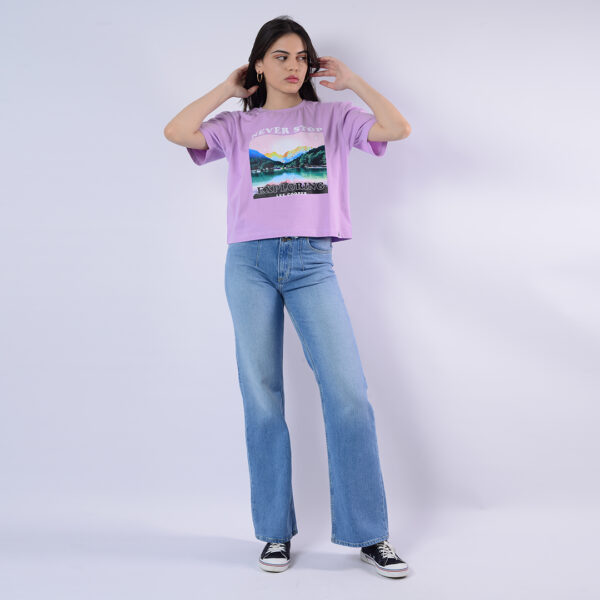 Lee Cooper T-Shirt Maille-19 Arlene Femme Nat.
