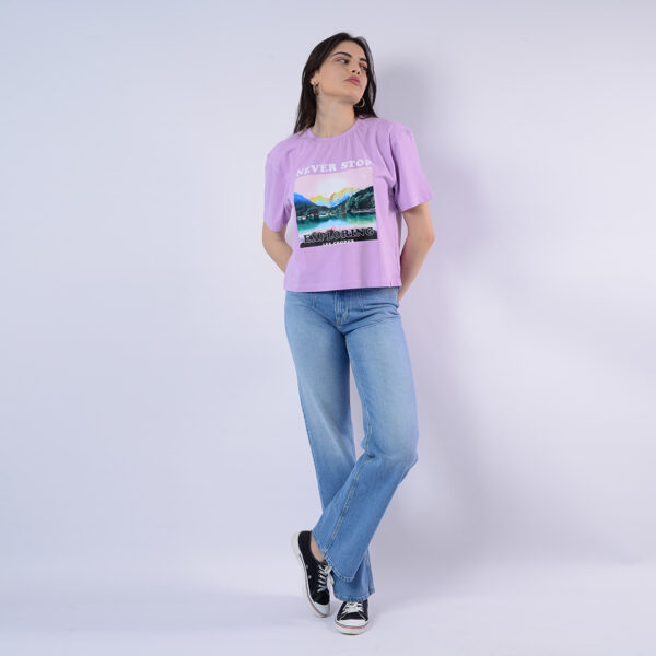 Lee Cooper T-Shirt Maille-19 Arlene Femme Nat.