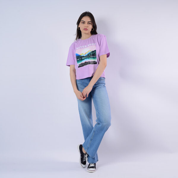 Lee Cooper T-Shirt Maille-19 Arlene Femme Nat.