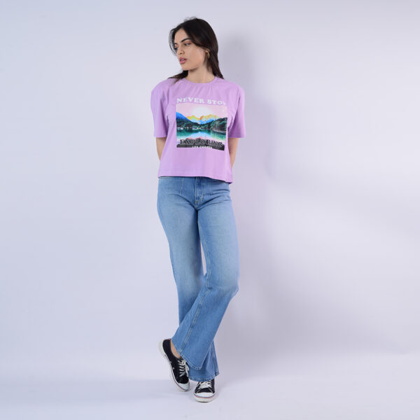 Lee Cooper T-Shirt Maille-19 Arlene Femme Nat.