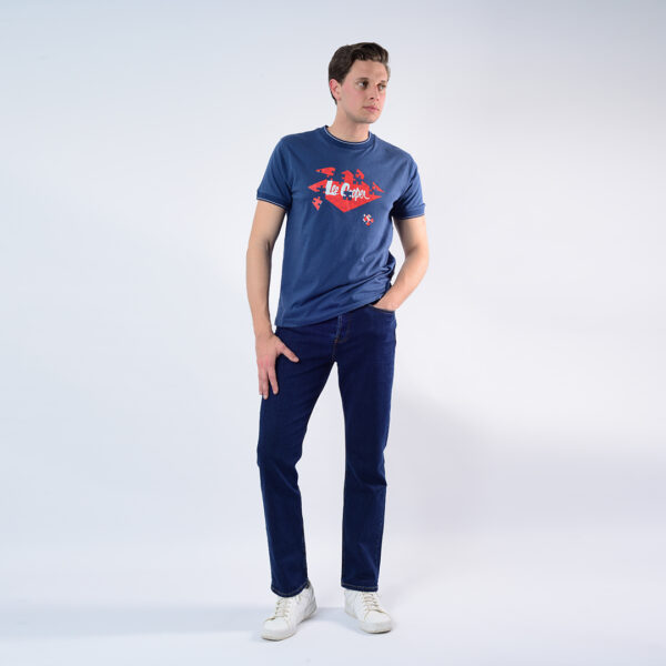 Lee Cooper T-Shirt Maille-26 River Homme Nat.