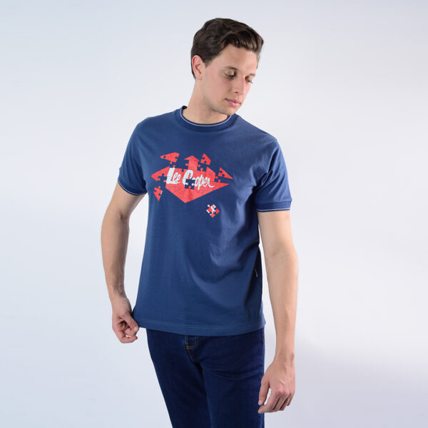 Lee Cooper T-Shirt Maille-26 River Homme Nat.