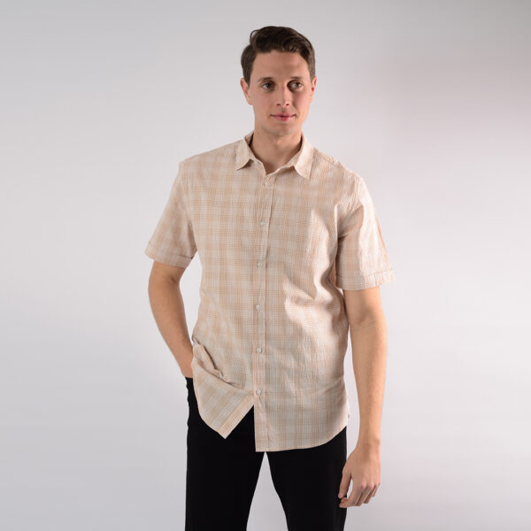 Lee Cooper Chemise Toicrj-20 Ch.MC.Stra Nat.