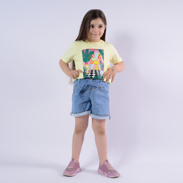 Lois T-Shirt Maille-04 Jade Fille Nat.