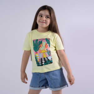 LOIS T-SHIRT MAILLE-04 JADE FIL NAT.
