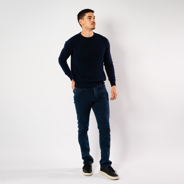 Lee Cooper Pull Maille-01 Lch2408 Homme Nat.