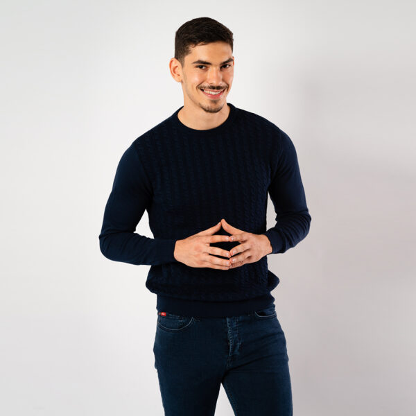Lee Cooper Pull Maille-01 Lch2408 Homme Nat.