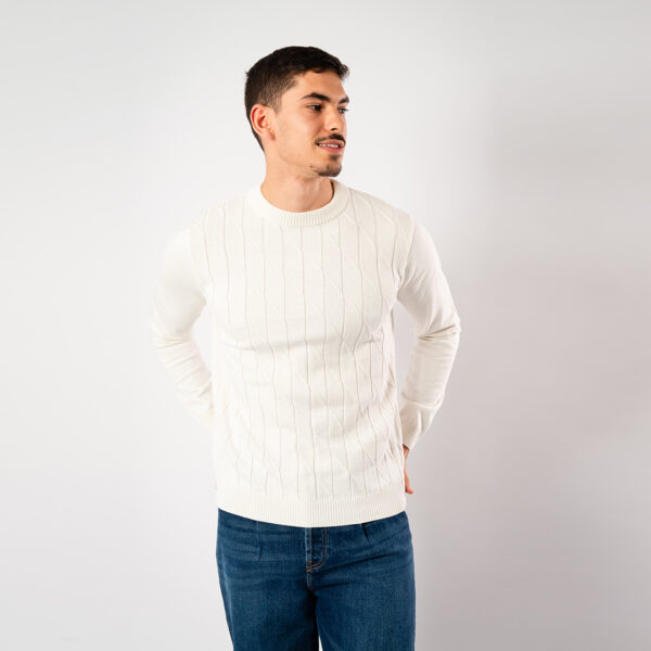 Lee Cooper Pull Maille-08 Lch2412-B Homme Nat.