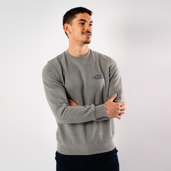 Lee Cooper Sweatshirt Maille-02 Walker Homme Nat.