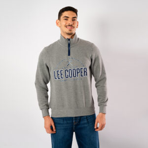 Lee Cooper Sweatshirt Maille-02 Bellingham Homme Nat.