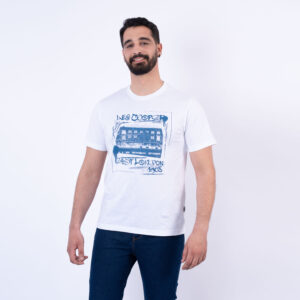 Lee Cooper T-Shirt Maille-01 Rally Homme-Mul Nat.