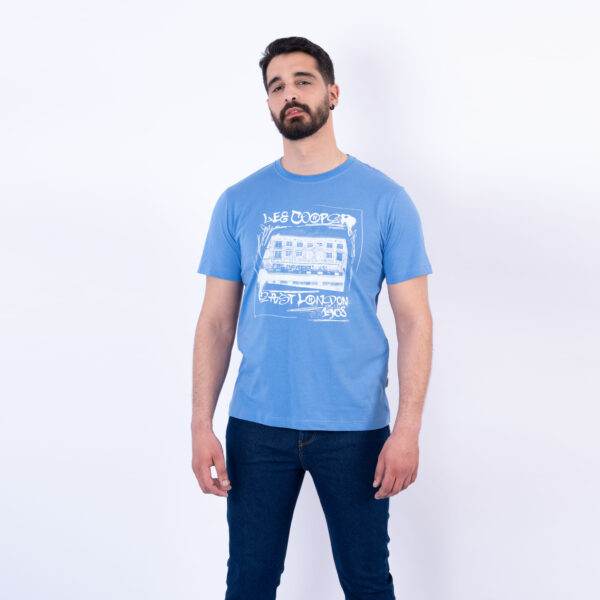 Lee Cooper T-Shirt Maille-11 Rally Homme-Mul Nat.