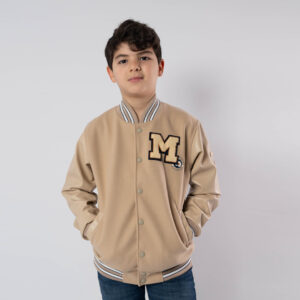 PATERSON BLOUSON MAILLE-01 LOWER ENF NAT.