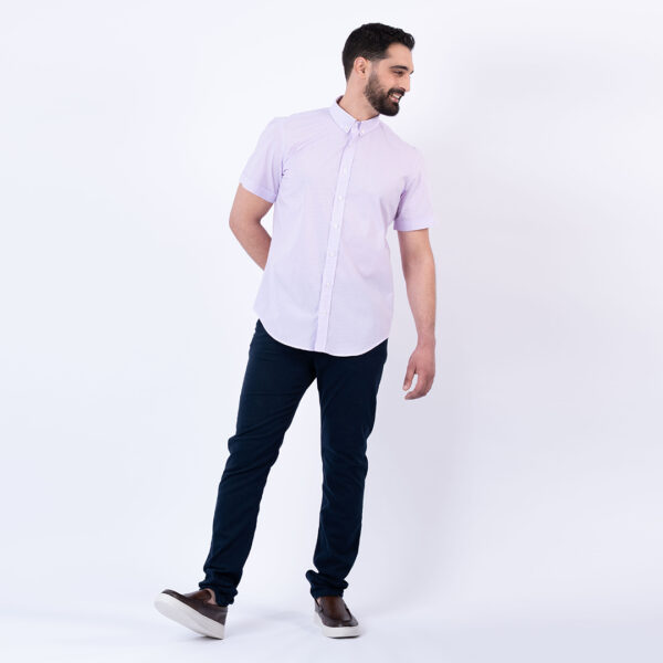 Lee Cooper Chemise Toile-81 Chem-Strai-Co MC Homme Nat.