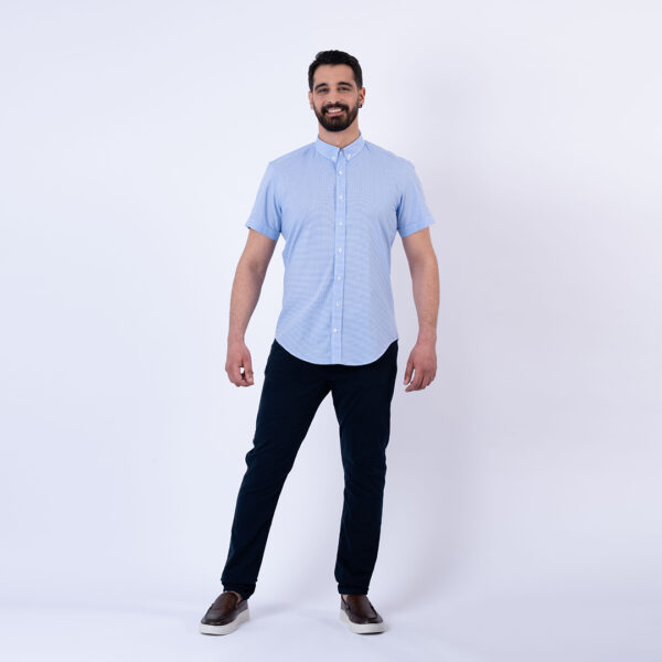 Lee Cooper Chemise Toile-82 Chem-Strai-Co MC Homme Nat.