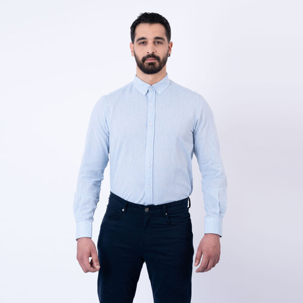 Lee Cooper Chemise Toile-91 Chem-Strai-Co ML Homme Nat.