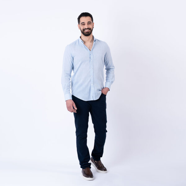 Lee Cooper Chemise Toile-91 Chem-Strai-Co ML Homme Nat.