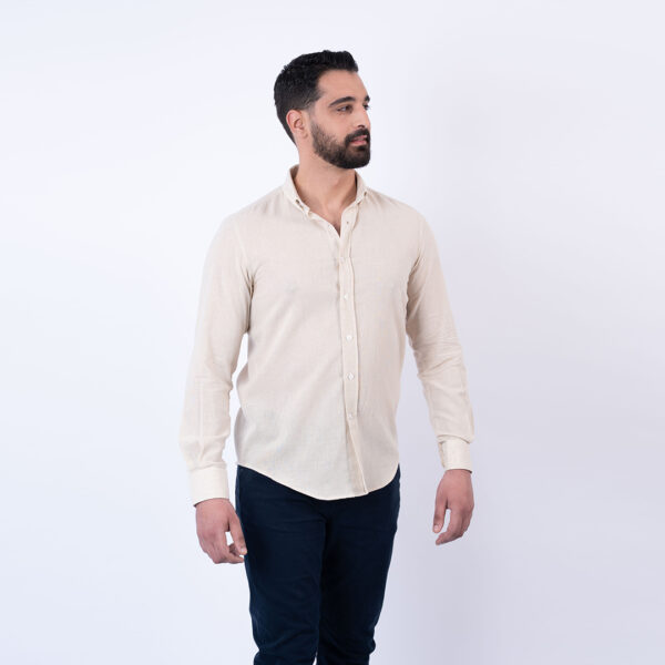 Lee Cooper Chemise Toile-92 Chem-Strai-Co ML Homme Nat.