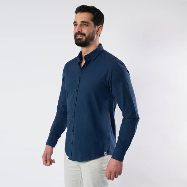 Lee Cooper Chemise Toile-97 Chem-Strai-Co ML Homme Nat.