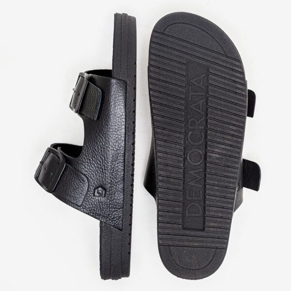 Democrata Claquettes Shoes-01 Sand.Wek 514101 Preto