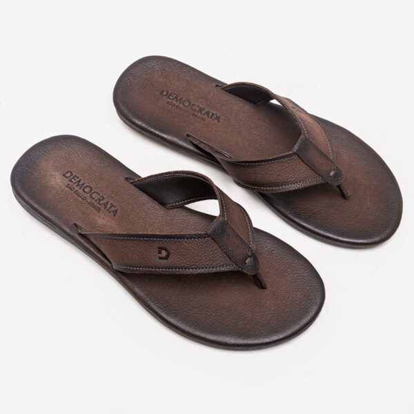 Democrata Claquettes Shoes-02 Sand.Zion 15140 Cafe