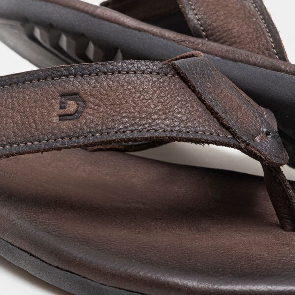 Democrata Claquettes Shoes-02 Sand.Zion 15140 Cafe
