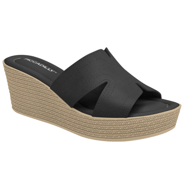 Piccadilly Mules Shoes-04 628004 04 Preto Pic