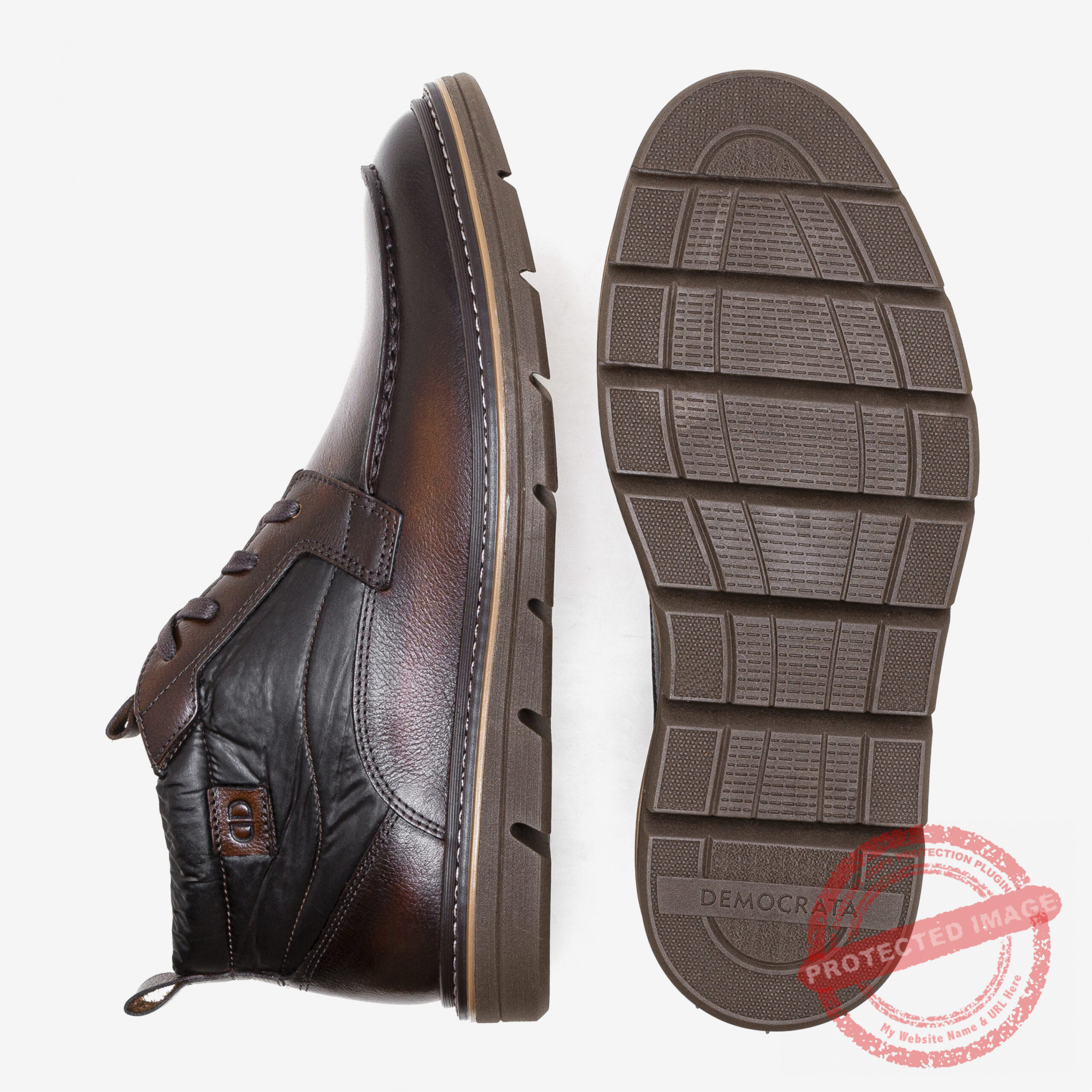 DEMOCRATA BOOTS SHOES-01 JEFF604104 MOGNO-PRÊT