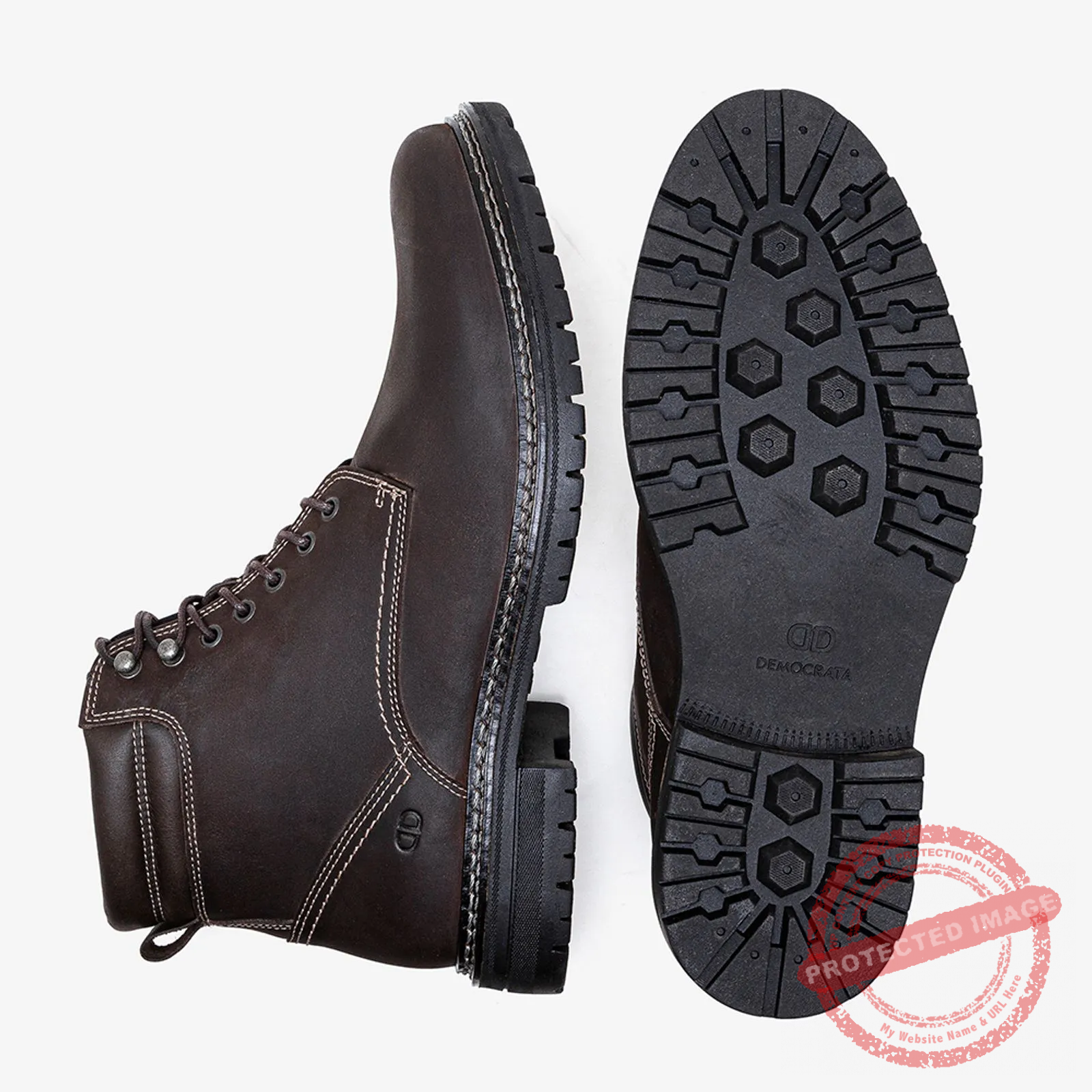 DEMOCRATA CHAUSSURES  SHOES-02 KIPTON305105 CAFE