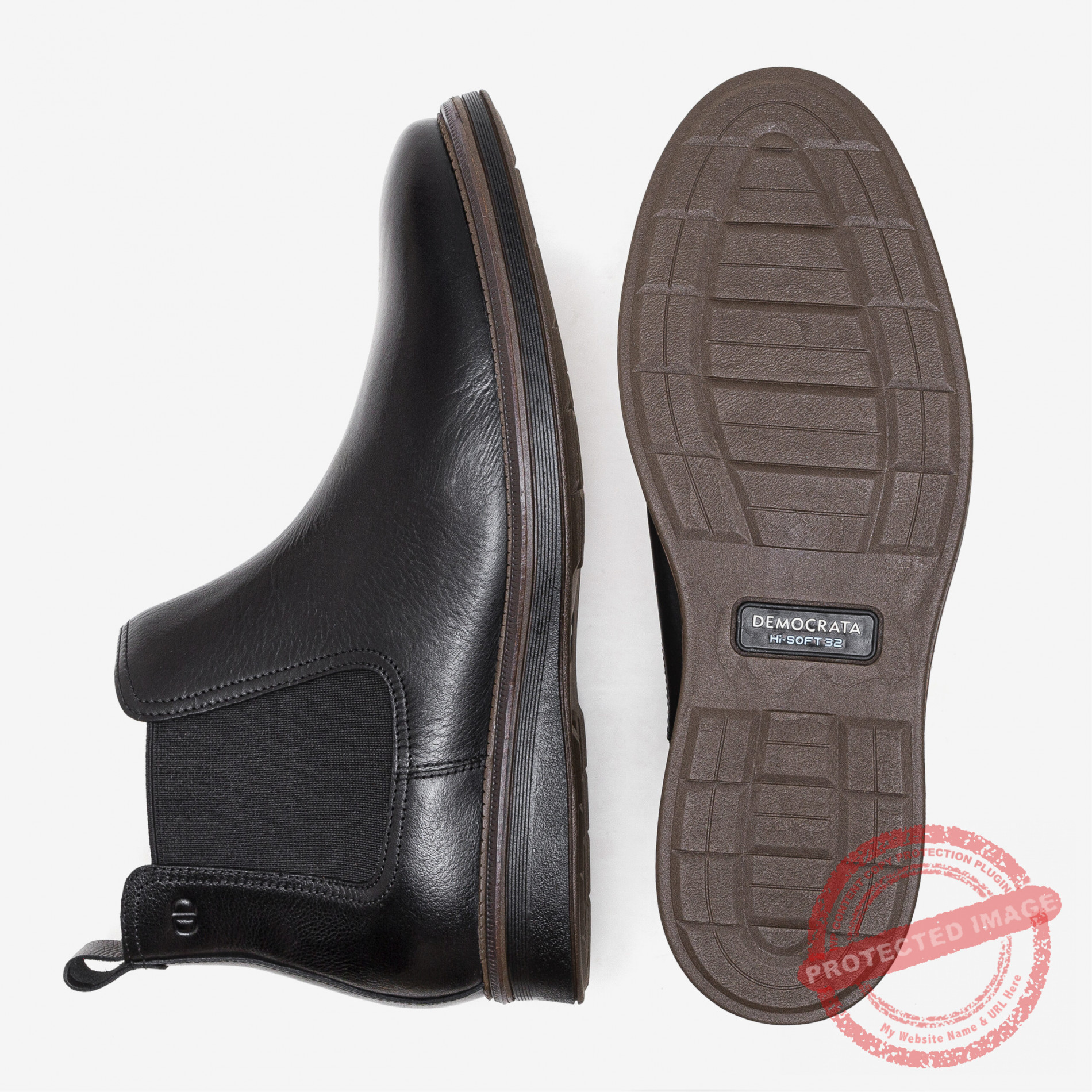 DEMOCRATA CHAUSSURES  SHOES-03 JAME-HI-S298110 PRETO
