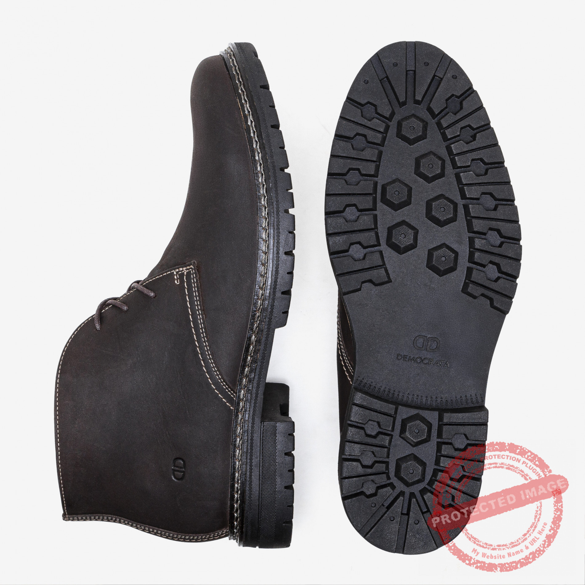 DEMOCRATA CHAUSSURES  SHOES-03 KIPTON305104 CAFE