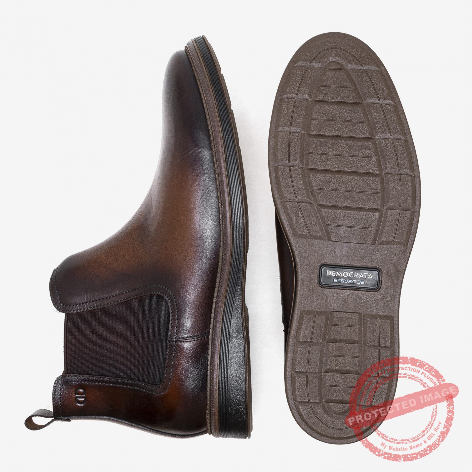 DEMOCRATA CHAUSSURES  SHOES-04 JAME-HI-S298110 MOGNO