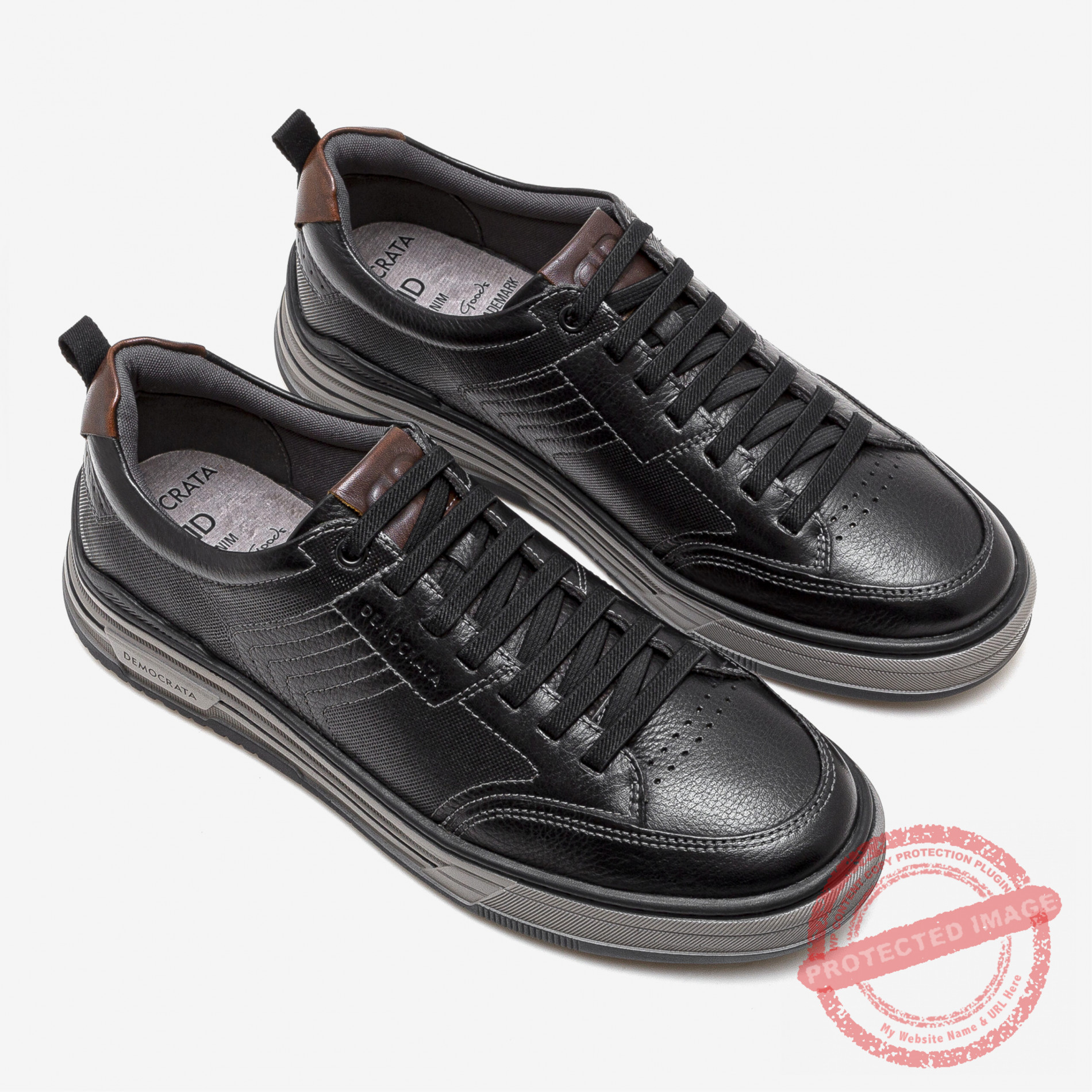 DEMOCRATA SNEAKERS SHOES-01 DYLAN640101 PRETO